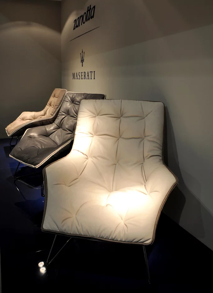 The Maserati by Zanotta lounge chair is a unique project created by designers Ludovica and Roberto Palomba (photo: Edoardo Campanale/Gizmag)