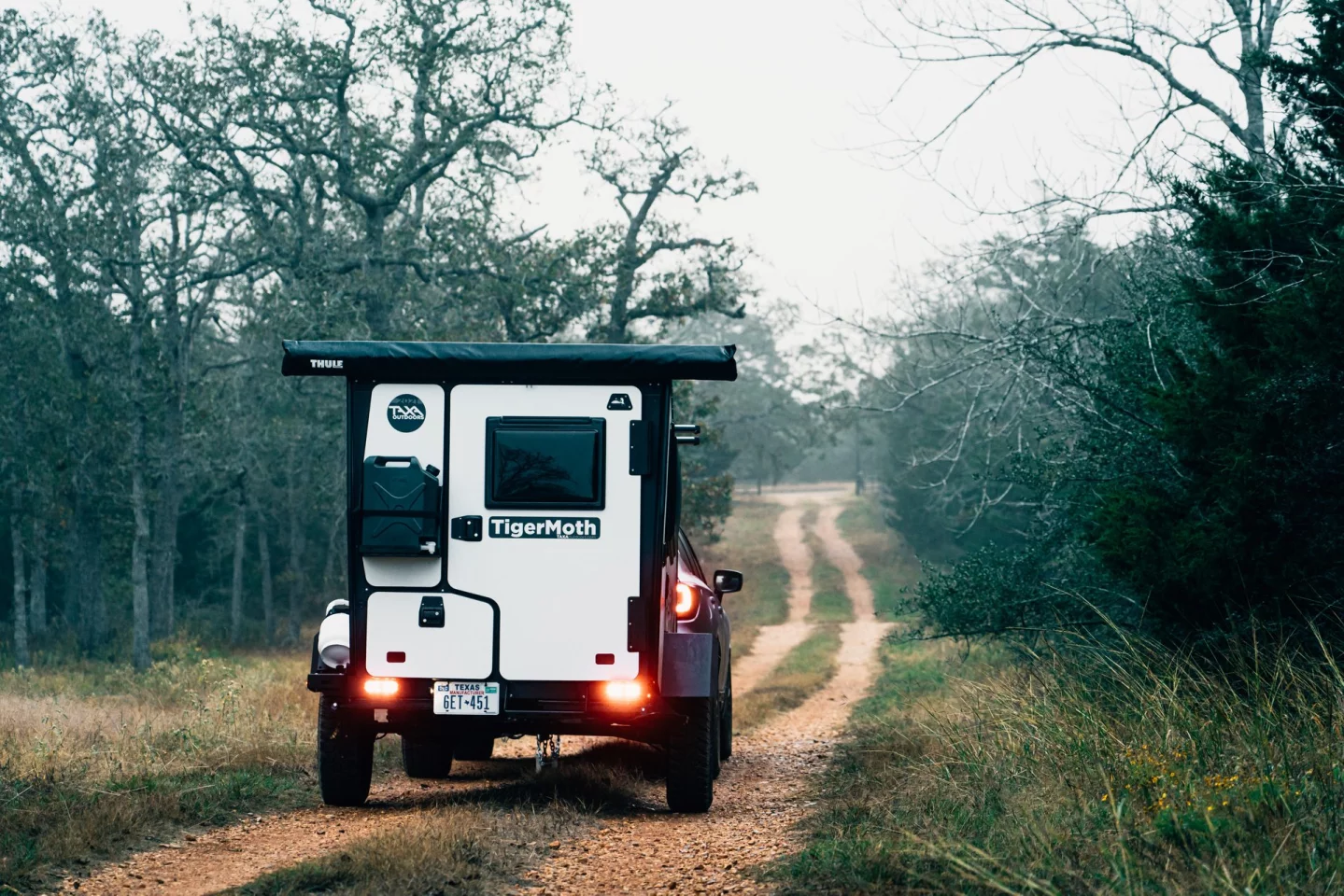 The Overland package helps 2021 Taxa models handle off-road towing scenarios