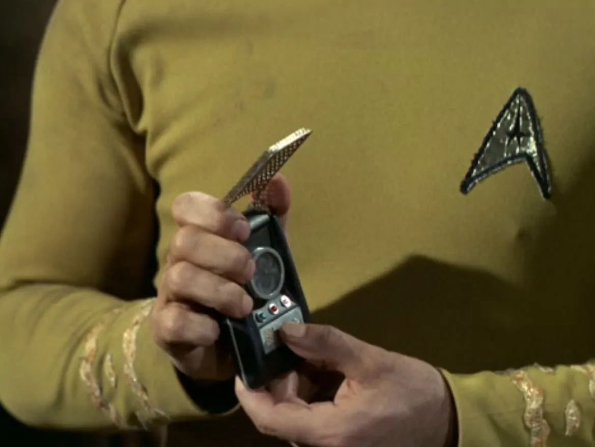 The communicator inspired modern mobile phone design