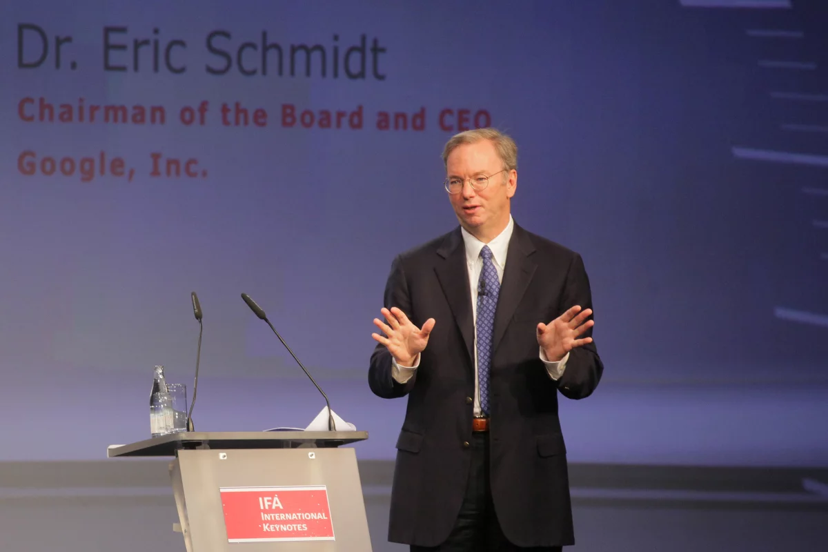Google CEO Eric Schmidt delivers closing international keynote at IFA 2010