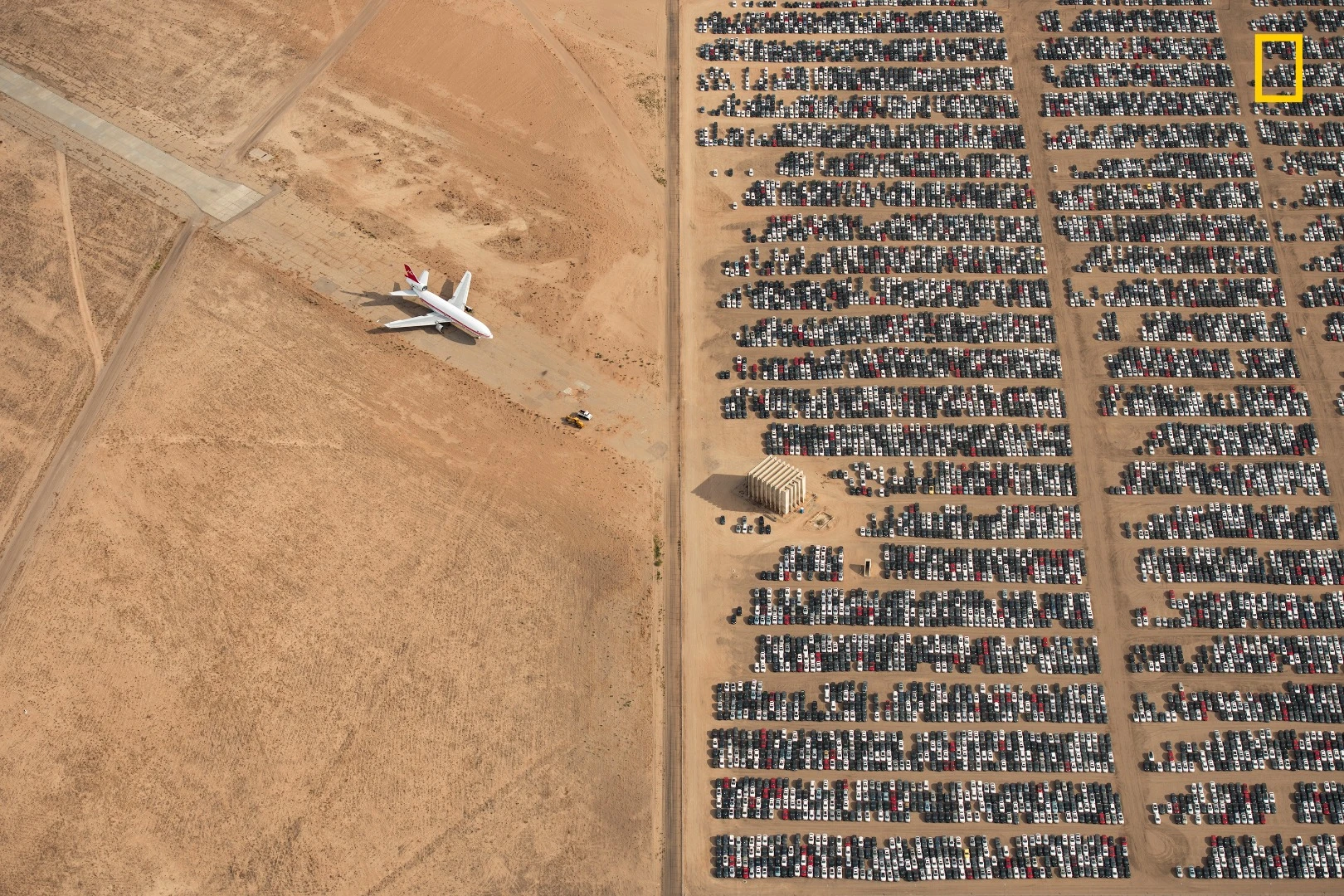 Grand Prize Winner. Thousands of Volkswagen and Audi cars sit idle in the middle of California’s Mojave Desert