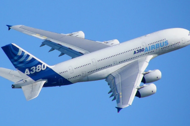 Using the new technology automobiles and aircraft, like this Airbus A380, could harness currently wasted kinetic energy to power some systems (Photo: Axwel via Flickr)