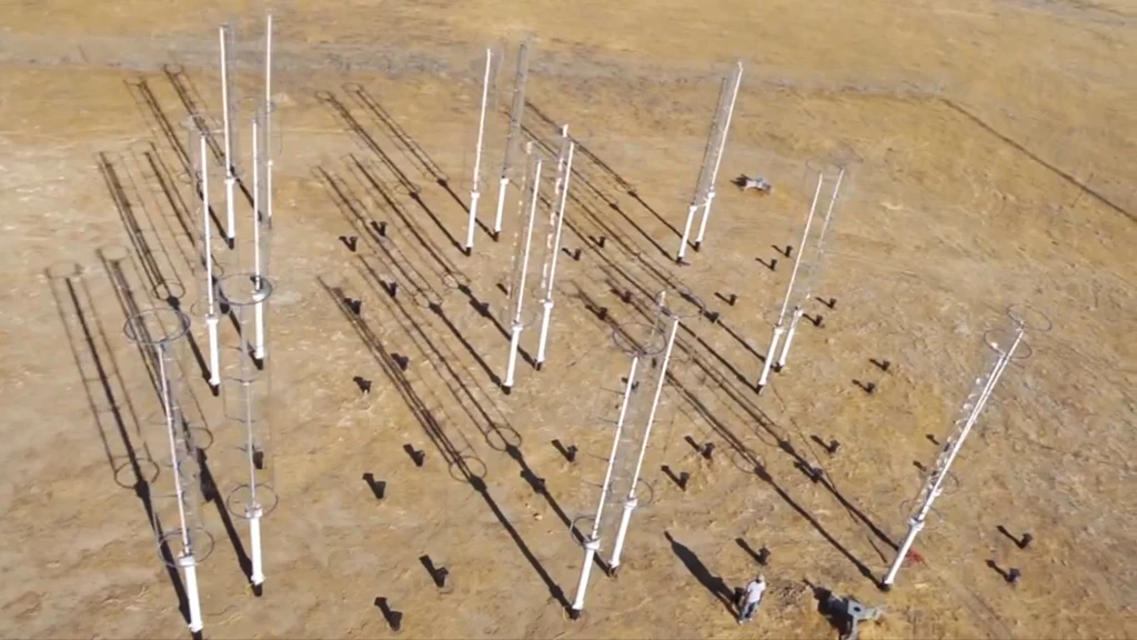 The Caltech Field Laboratory for Optimized Wind Energy where arrays of closely spaced vertical-axis wind turbines were tested