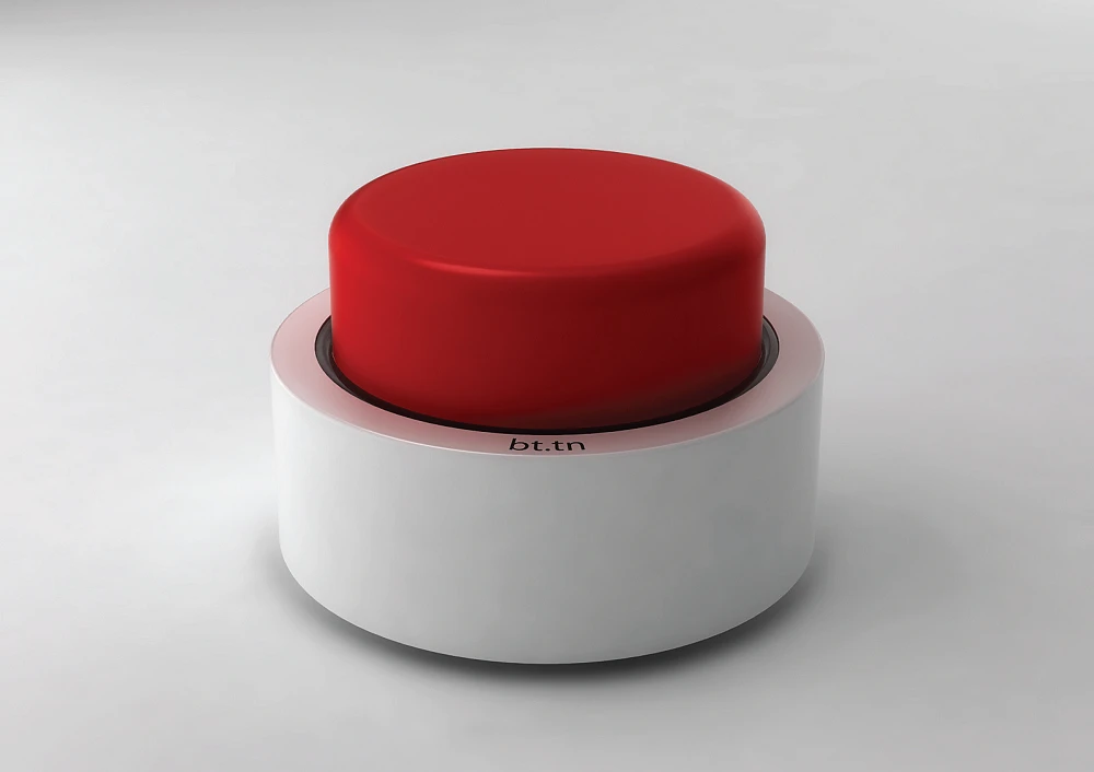 Bttn glows red when there is an error completing an IFTTT Recipe