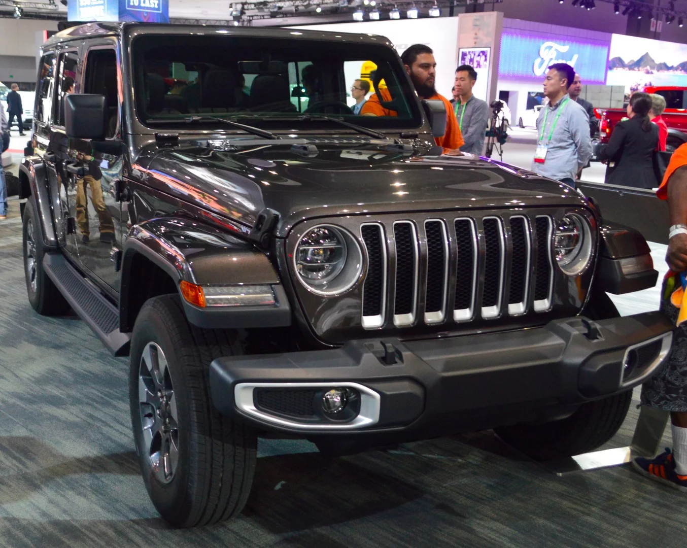 The new Wrangler was undoubtedly the most anticipated debut of the show