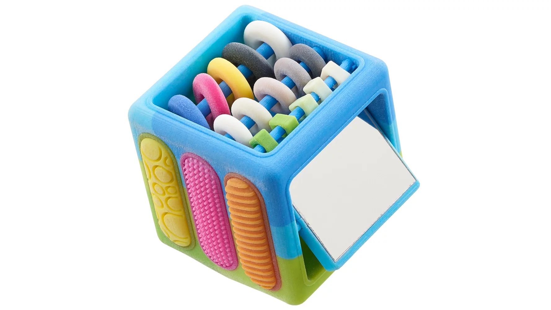 The J750 3D printer from Stratatys can prototype objects in complex shapes, with different textures and materials, and with unprecedented color accuracy