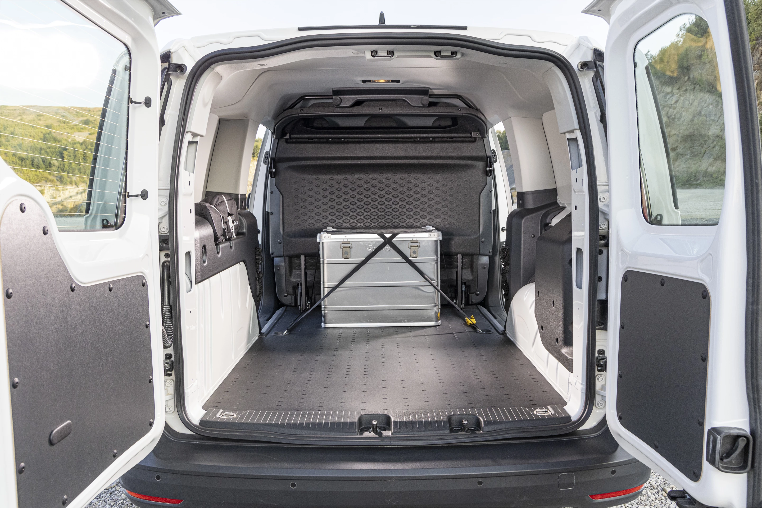 Designed as a commercial vehicle, the Caddy Flexible isn't a fancy MPV, but it'll accommodate up to five people or two people and cargo