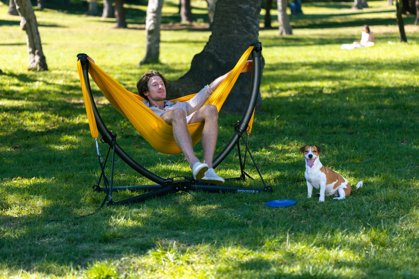 The Hammock Chair is designed for easy reclining