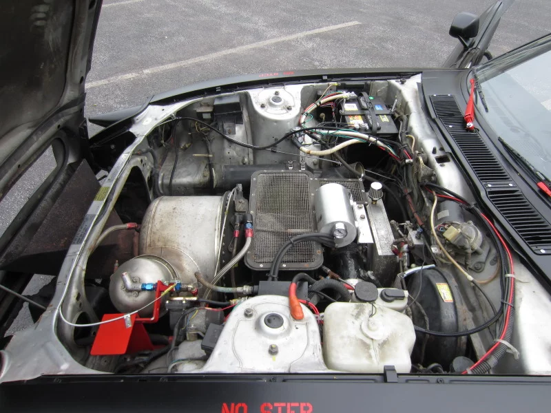 The car's ex-US Air Force Garrett GTP turboshaft engine
