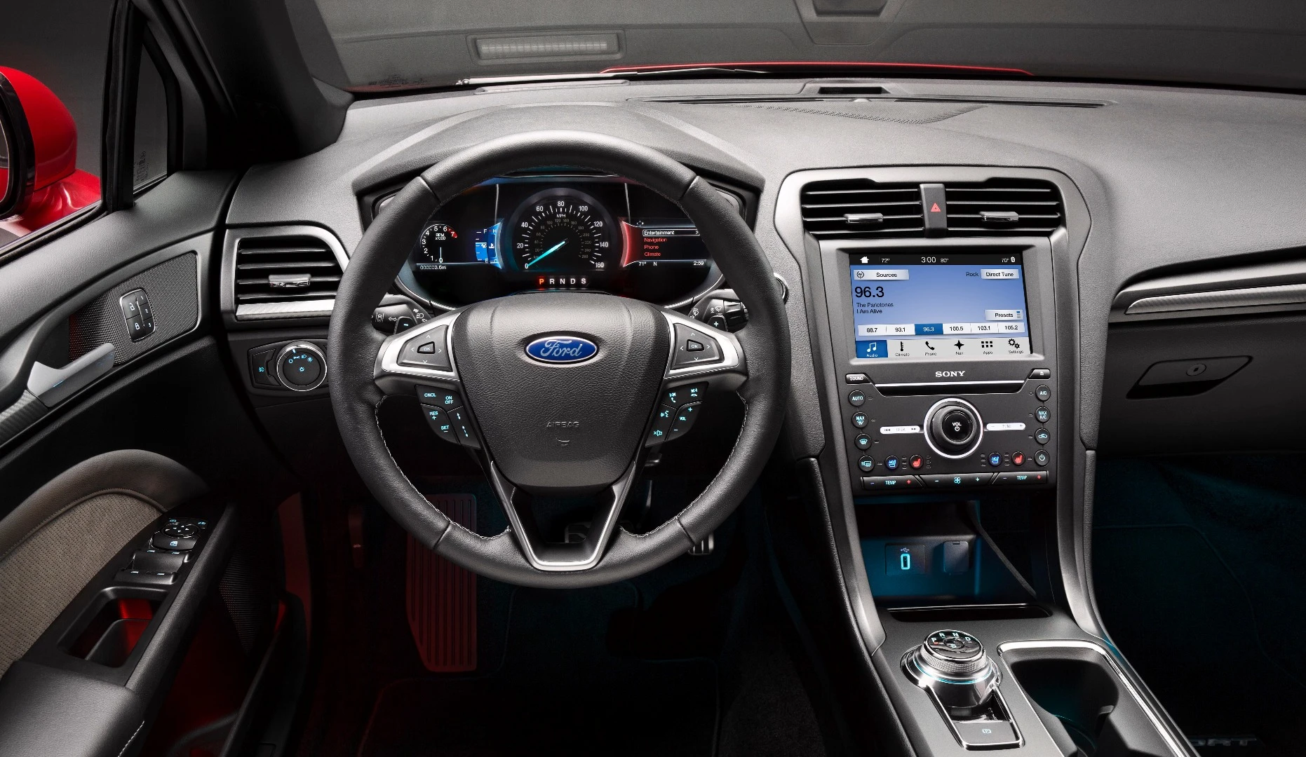 Upgraded safety and technologies in the new Fusion include, for the first time, a pedestrian detection system in North American models