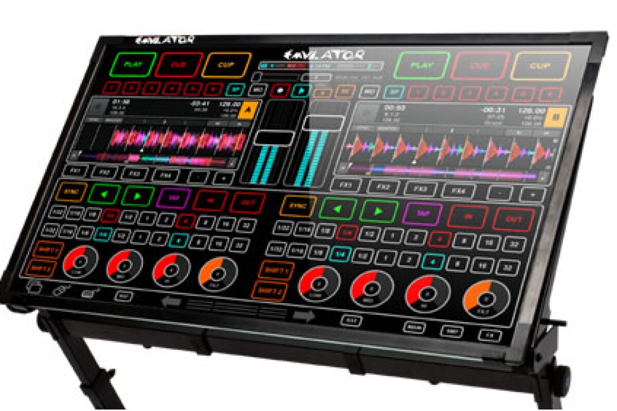 The Emulator Transparent Touchscreen Mixing Desk Puts Djs Center