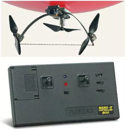 The Nanoblimp gondola and controller