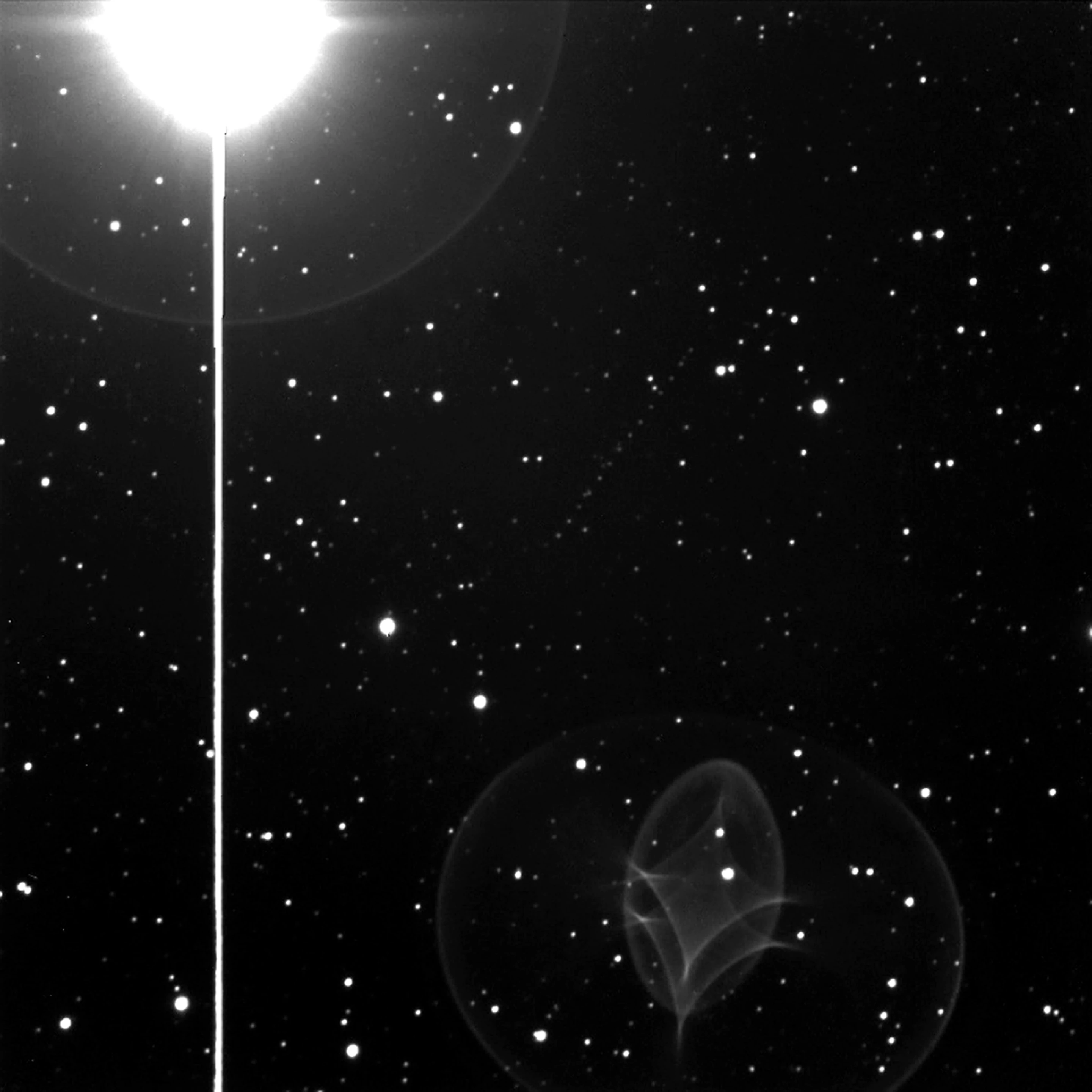Highly Commended - Planets, Comets, and Asteroids. The Ghost of Alnilam and a Near Earth Asteroid.