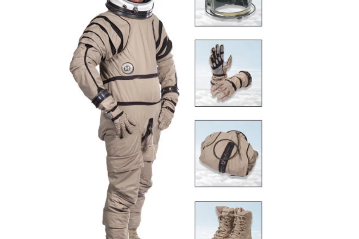 The anti-spin system is designed for astronauts and skydivers at extremely high altitudes