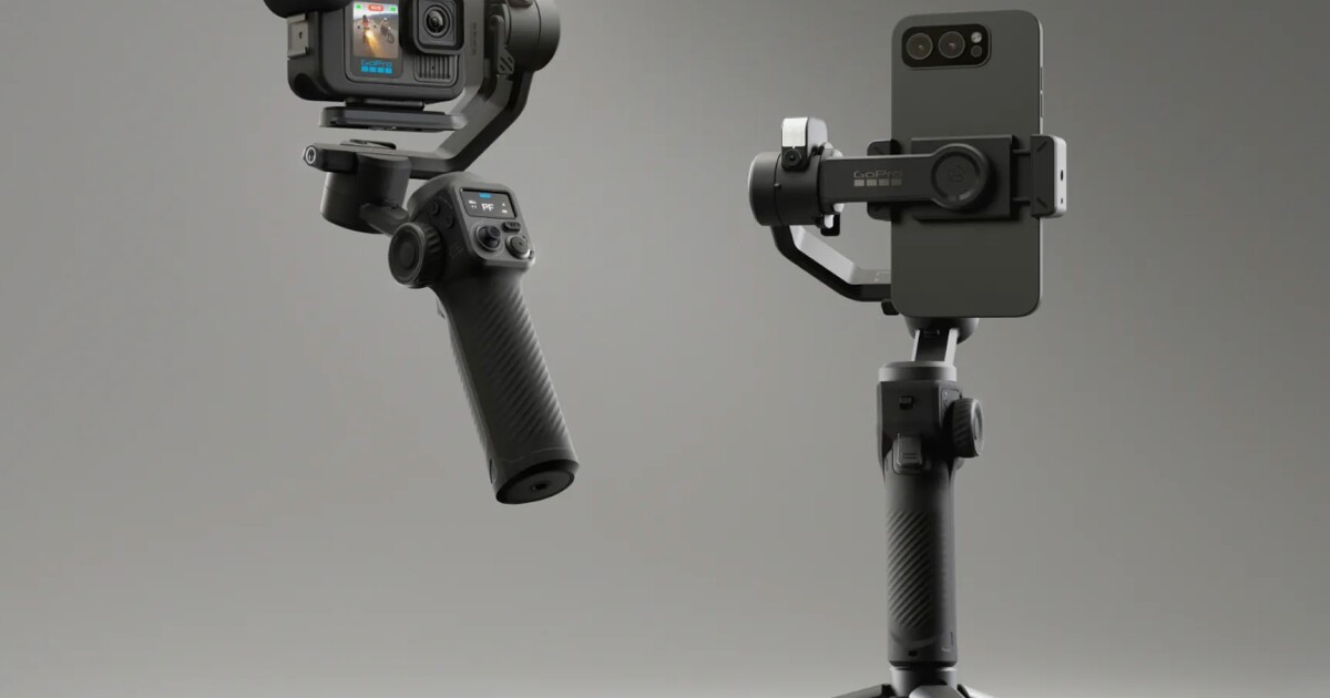 GoPro Fluid Pro AI gimbal enhances actioncam stability GoPro Fluid Pro AI gimbal enhances actioncam stability