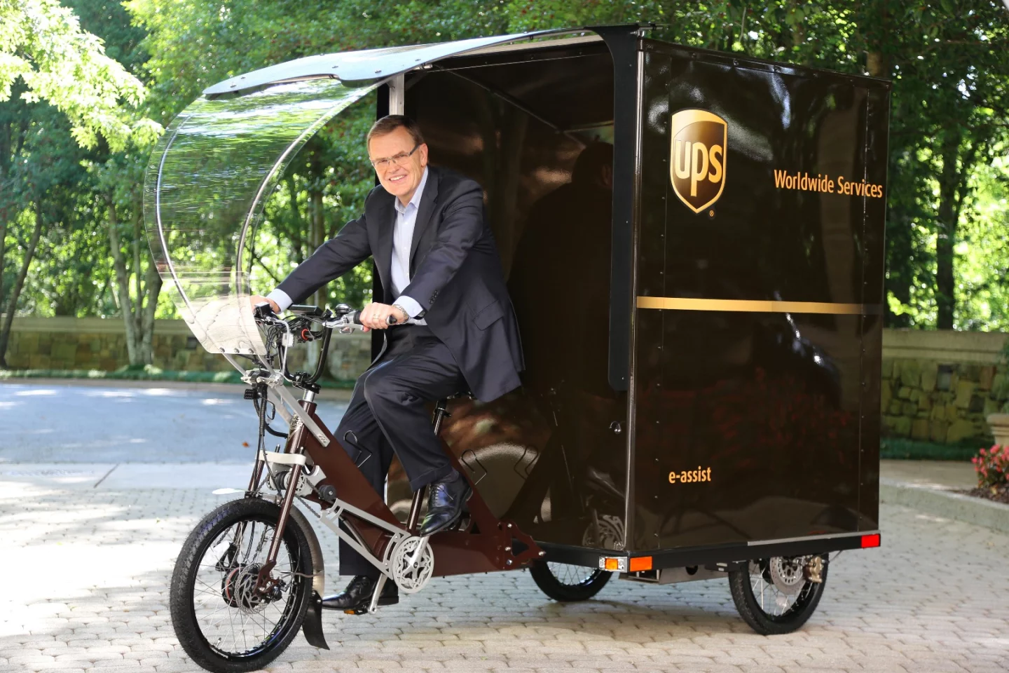 UPS Chairman and CEO David Abney on the Portland-based Cargo Cruiser