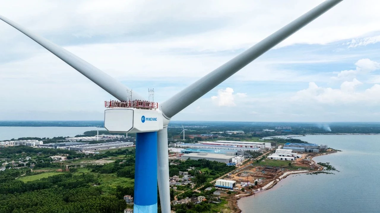 Mingyang's 20-MW turbine has an enormous rotor diameter of 260-292 meters