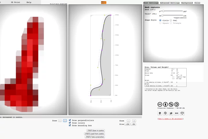 A Berlin coder has built a system that lets you custom design your own sex toy, and have a silicone mold of it 3D printed