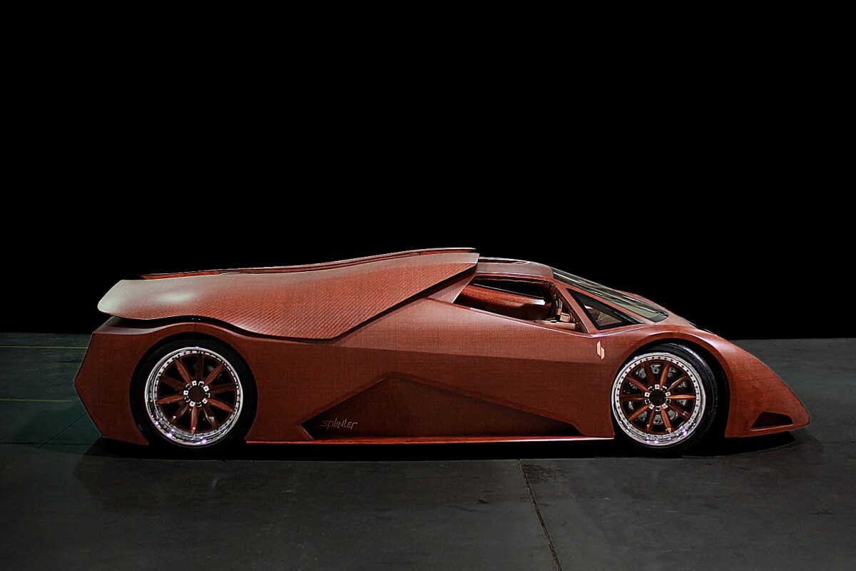 Splinter Sprouts High Performance Wooden Sports Car