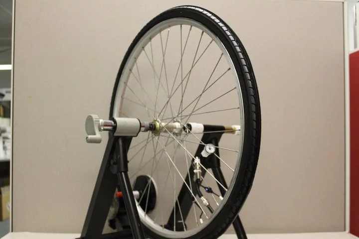 A prototype PumpTire being tested