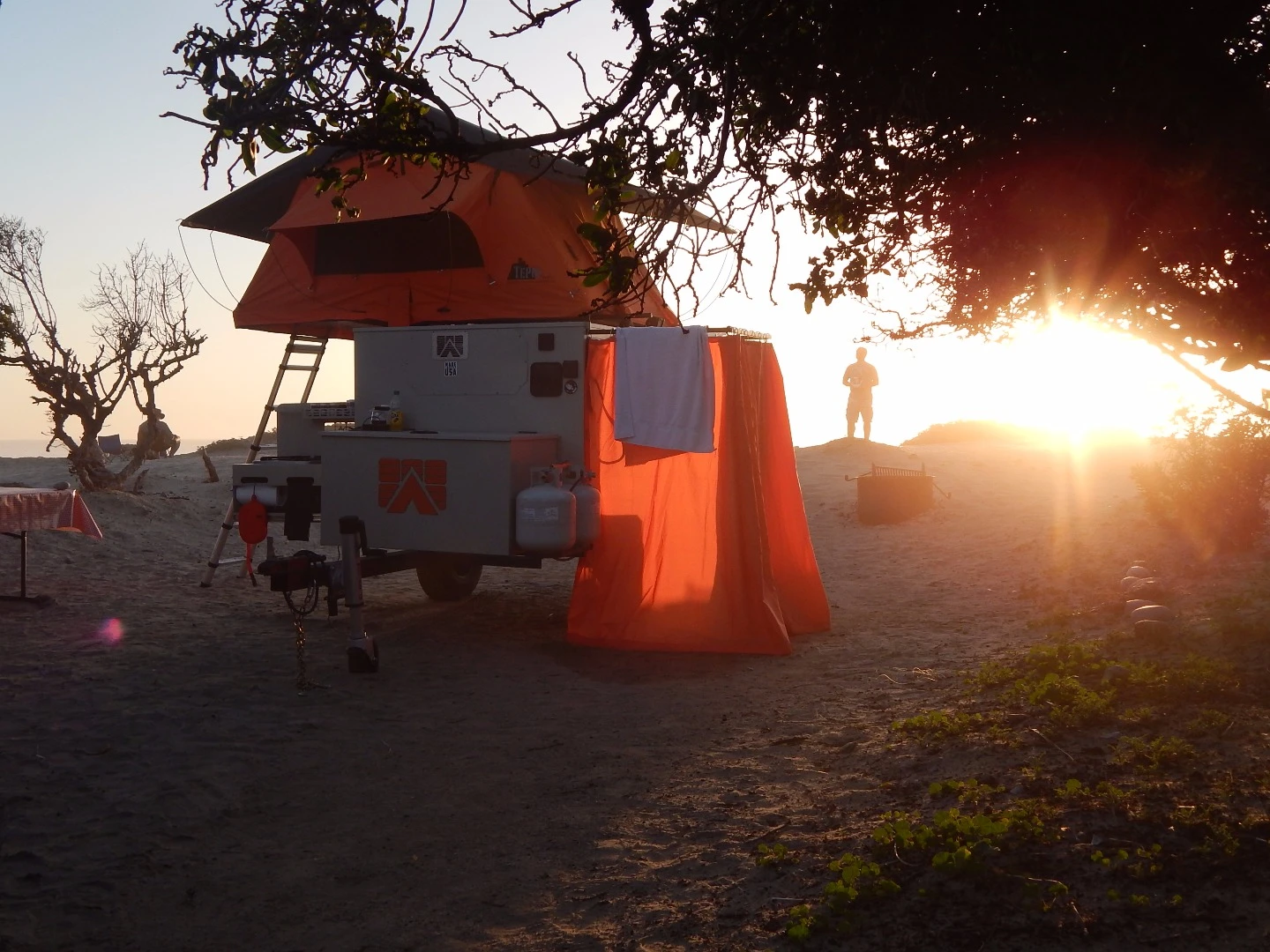 Mobilight offers a variety of options, including an exterior shower, roof-top tent, slide-out kitchen and full water system