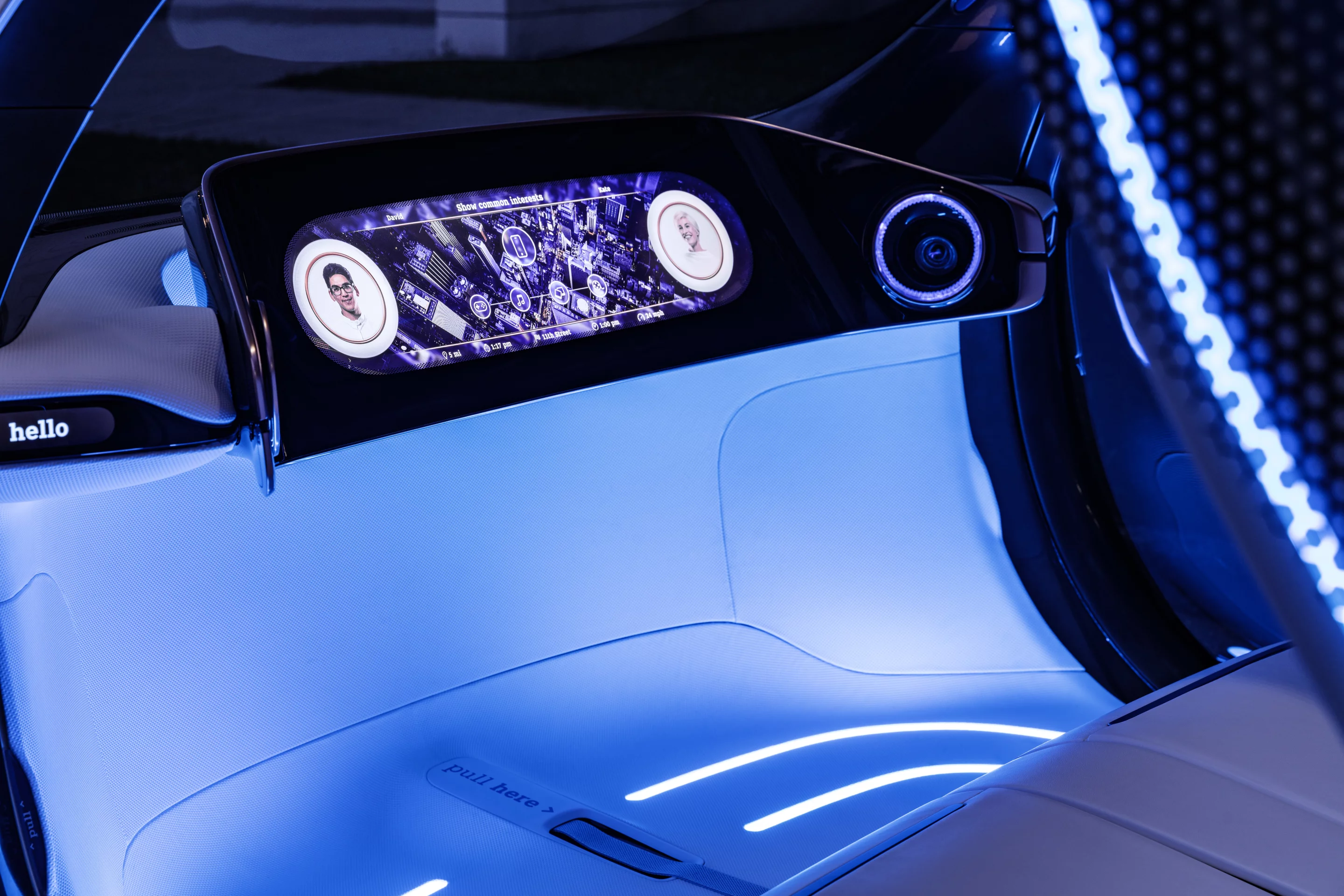 The first passenger can select or reject a second passenger from within the car-sharing app