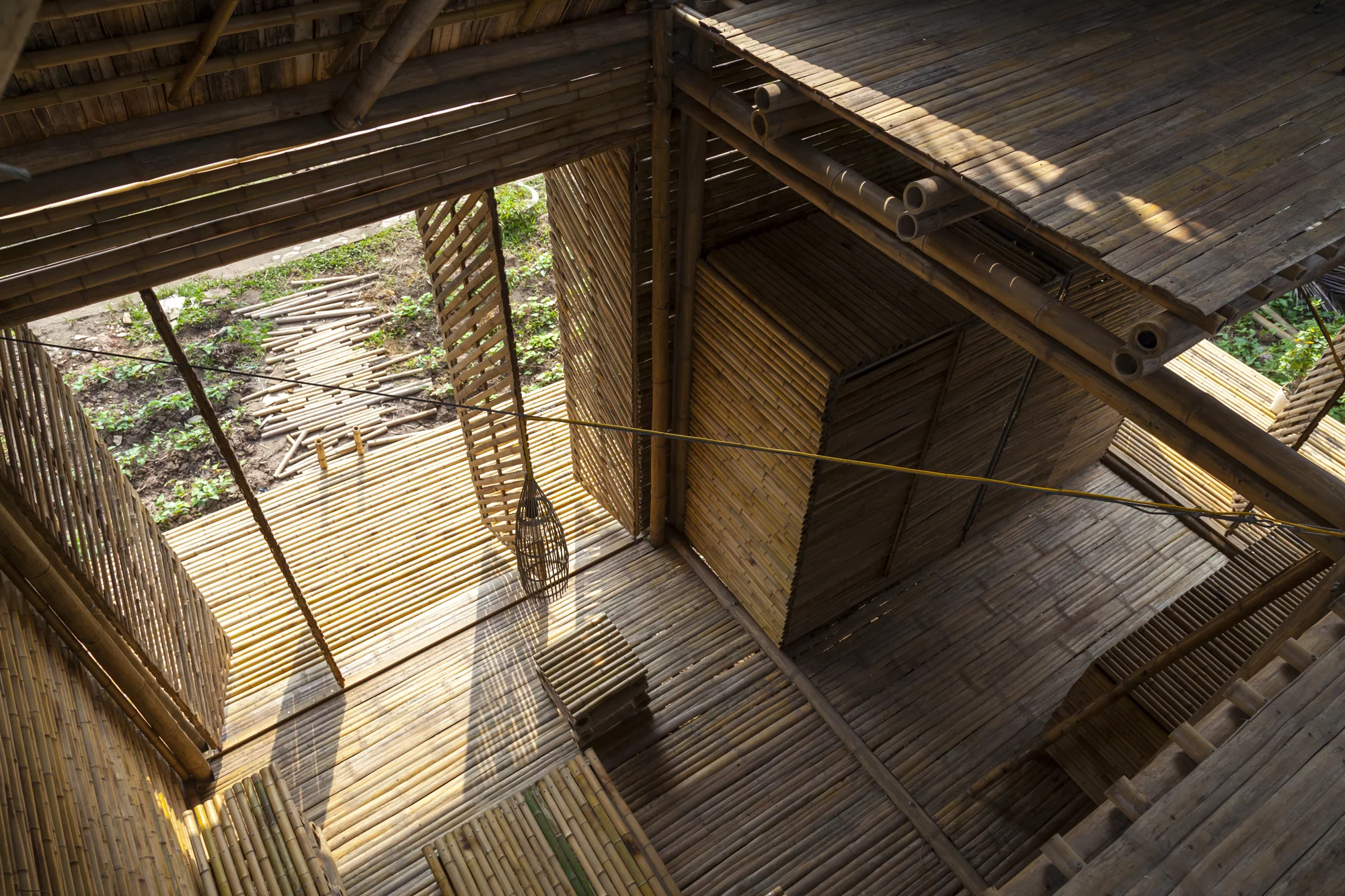 Vietnamese firm H&P Architects has produced a prototype home that will eventually be mass-sold to poorer Vietnamese people, called Blooming Bamboo (Photo: Doan Thanh Ha)