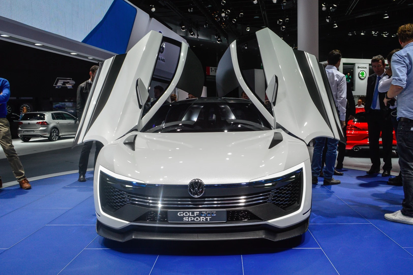 The Golf GTE Sport is powered by a 395-hp plug-in hybrid powertrain