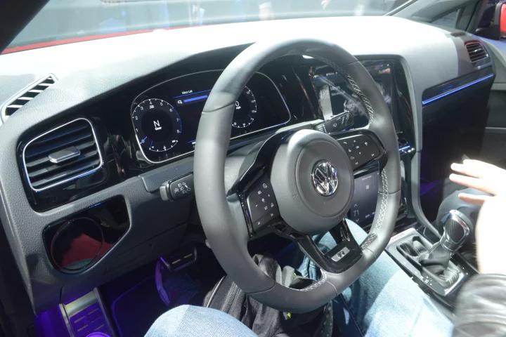 The VW Golf R Touch concept at CES 2015 (Photo: CC Weiss/Gizmag)