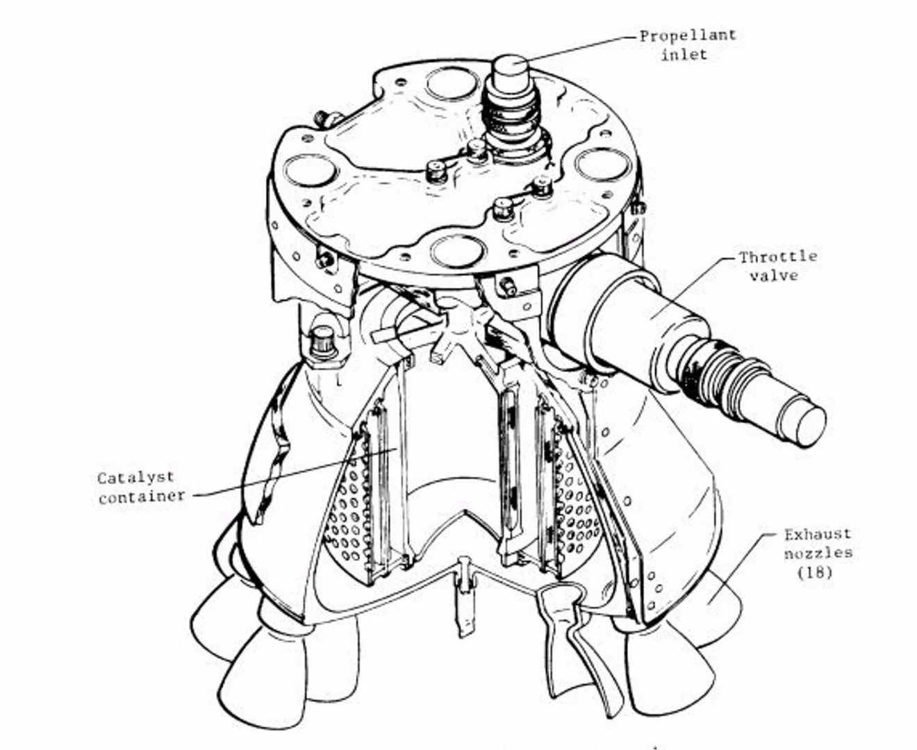 Viking Lander descent engine