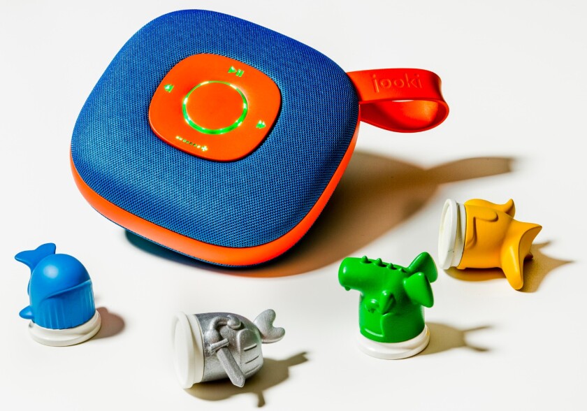 The Jooki wireless speakers features 4 GB of internal storage
