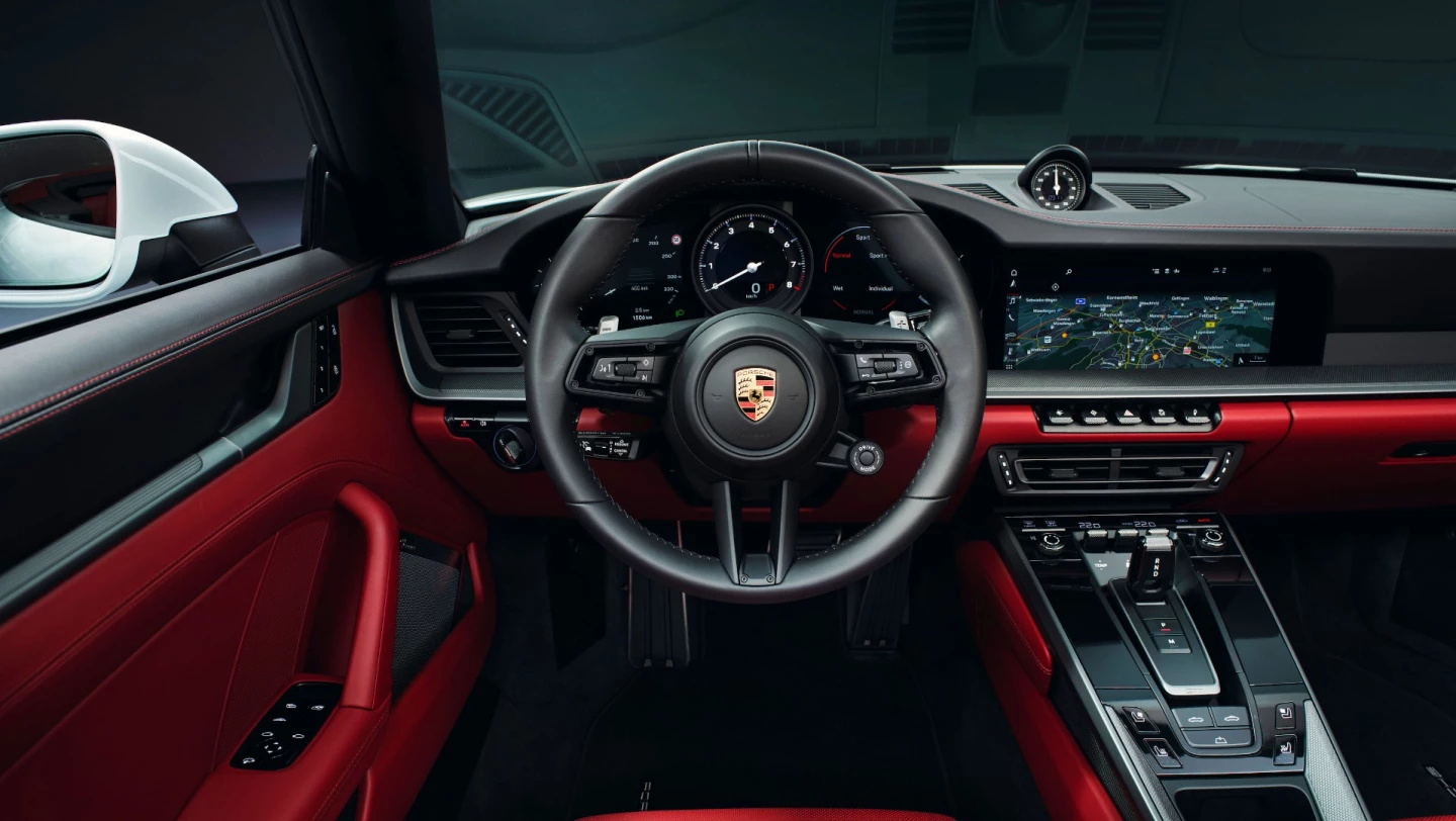 Interior is virtually unchanged from the S models