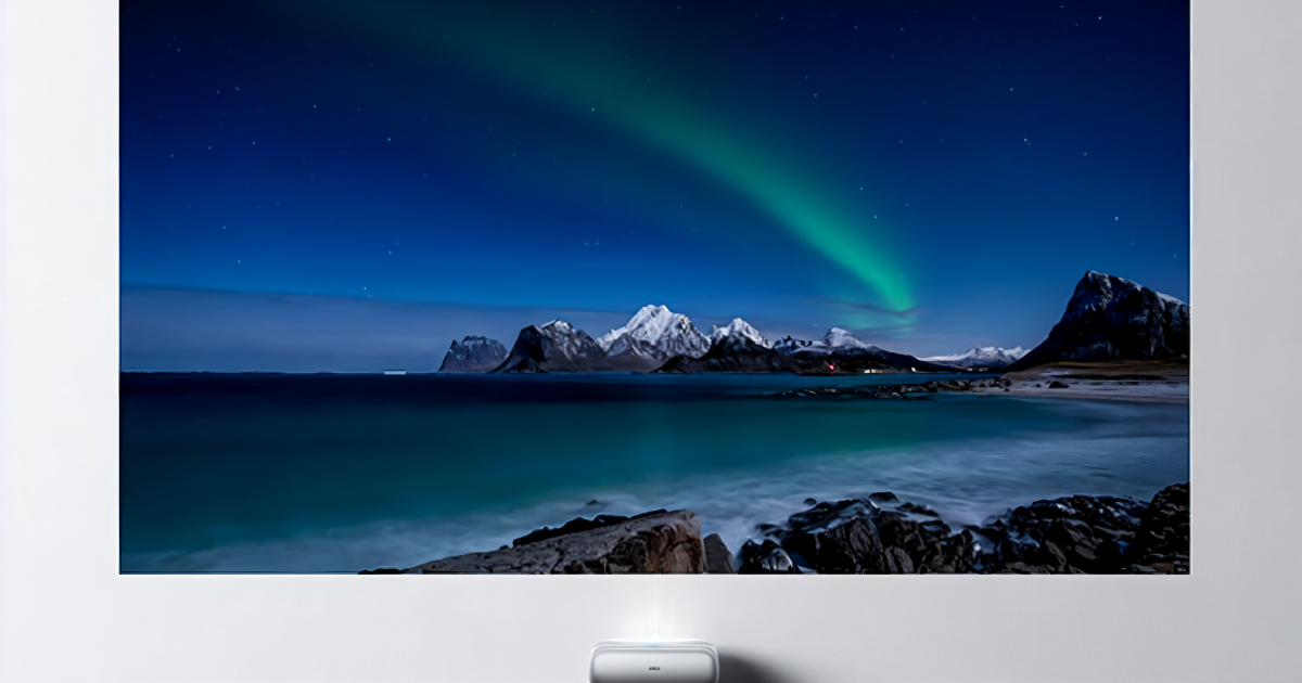 Dinky little laser box throws big-screen entertainment from inches away