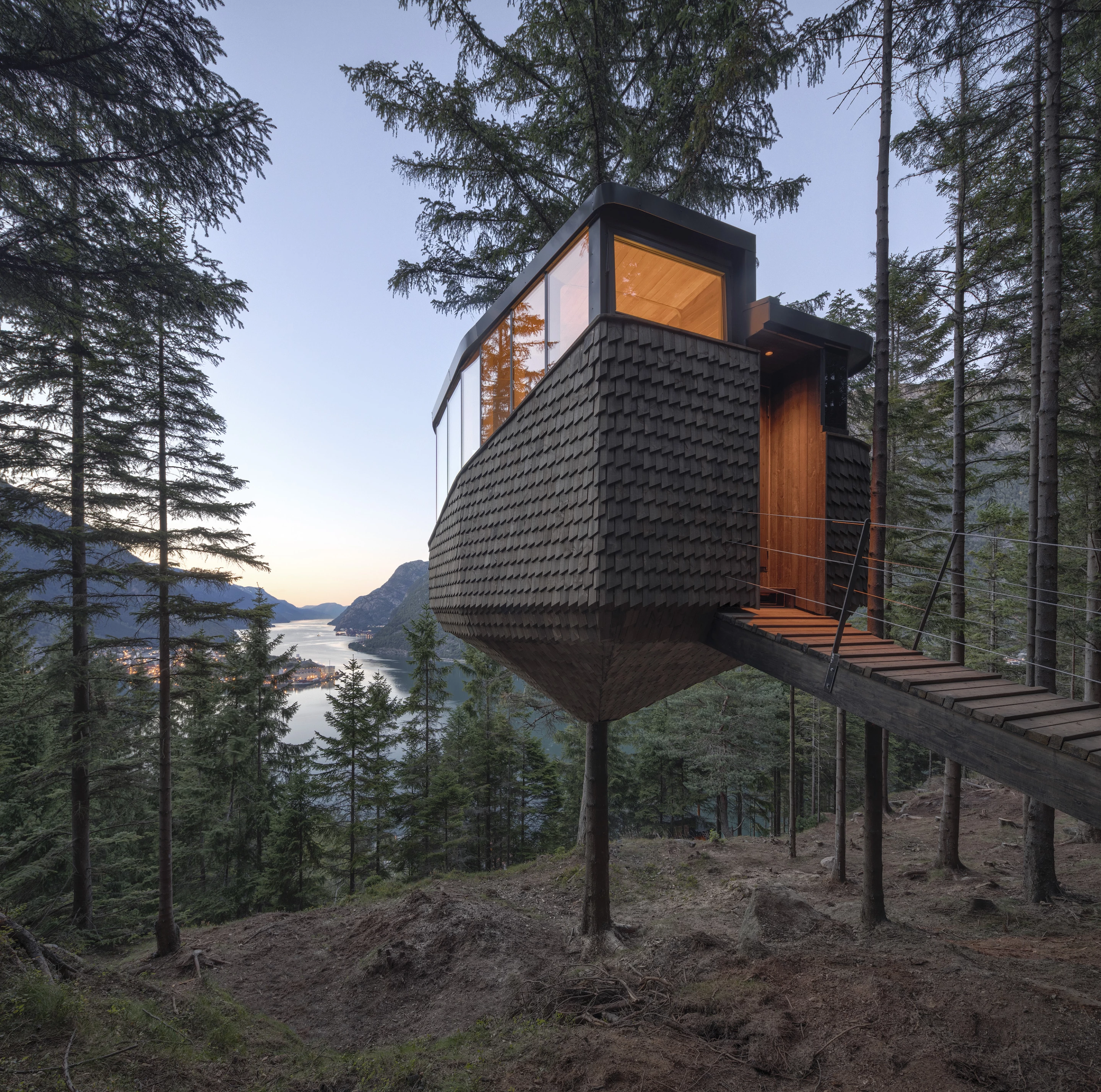 Woodnest measures just 15 sq m (161 sq ft)