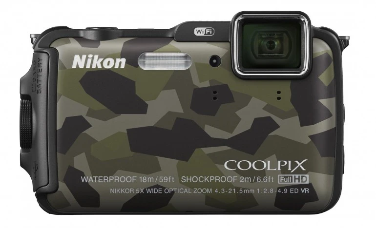 The Nikon AW120 has a 24-120-mm equivalent F2.8-F4.9 lens and features built-in Wi-Fi for easy image sharing and remote shooting