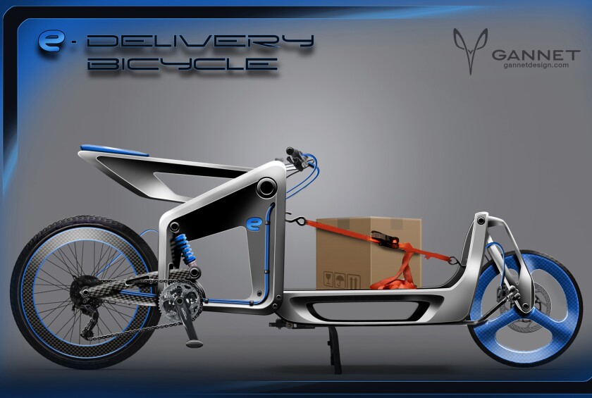 Gannet Design's electric e-Delivery Vehicle Concept