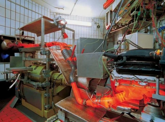 The V10 M5 motor on the dyno