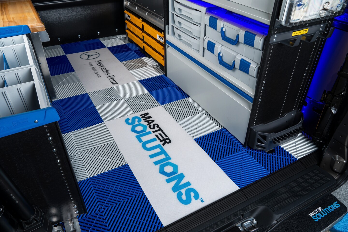 Mercedes turns the Metris van into a rolling toolbox