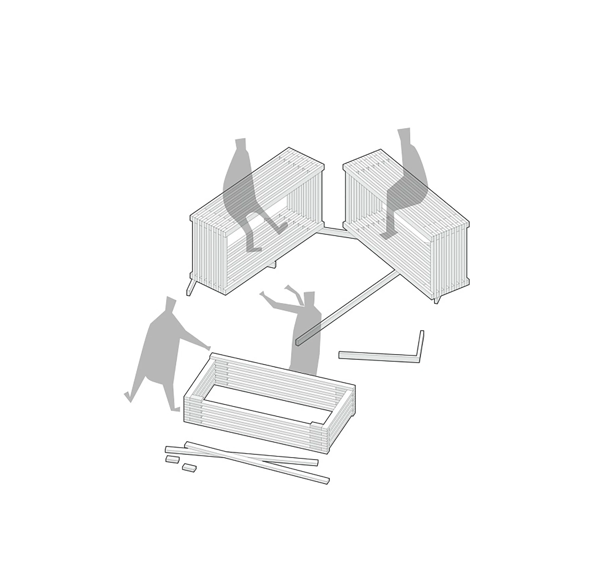 Architectural drawing of the Nomadic Shelter (Image: SALT Siida Workshop)