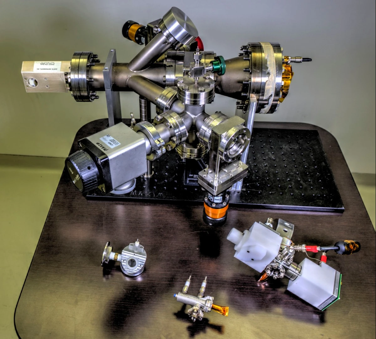 The Modulated X-ray Source (MXS) is the component that produces X-rays and beams them towards a receiver