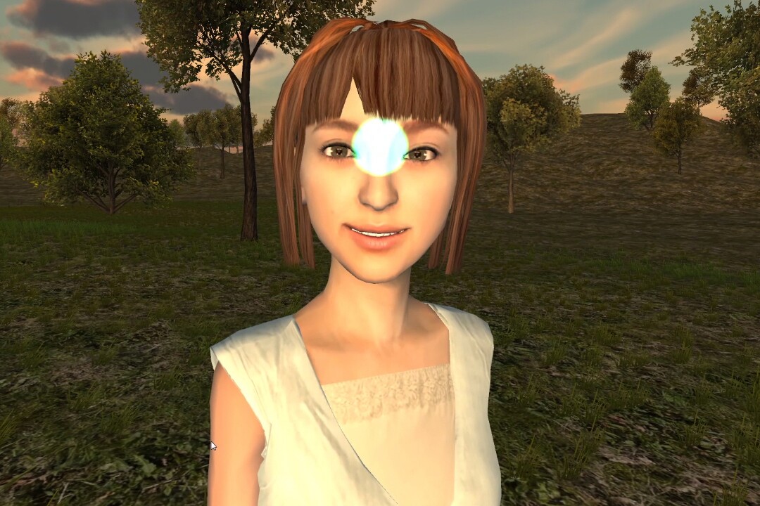 Fove's eye-tracking technology could allow virtual characters to recognize where the user is looking and react accordingly