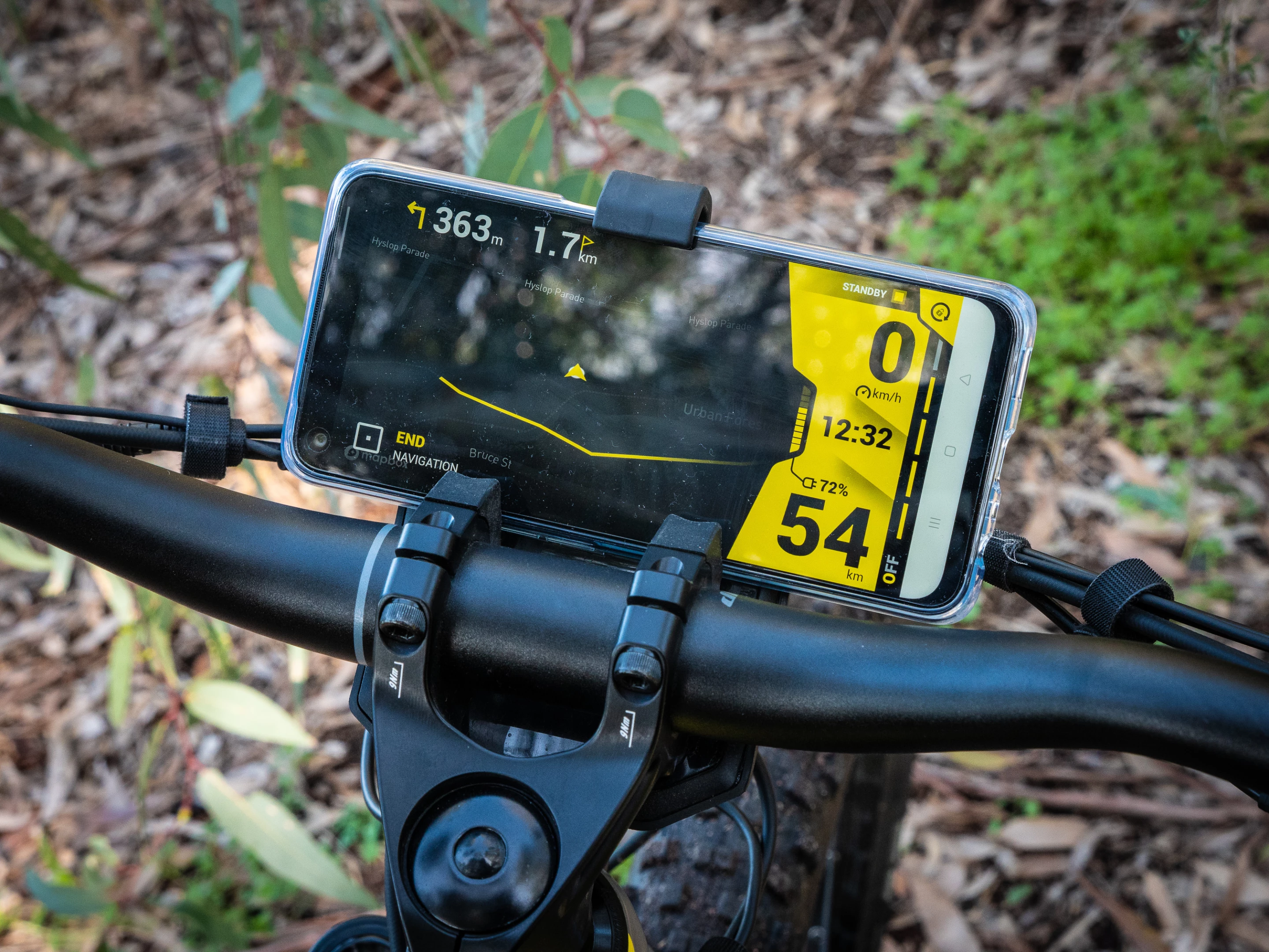Turn-by-turn navigation with voice control works nicely if you stick to the roads