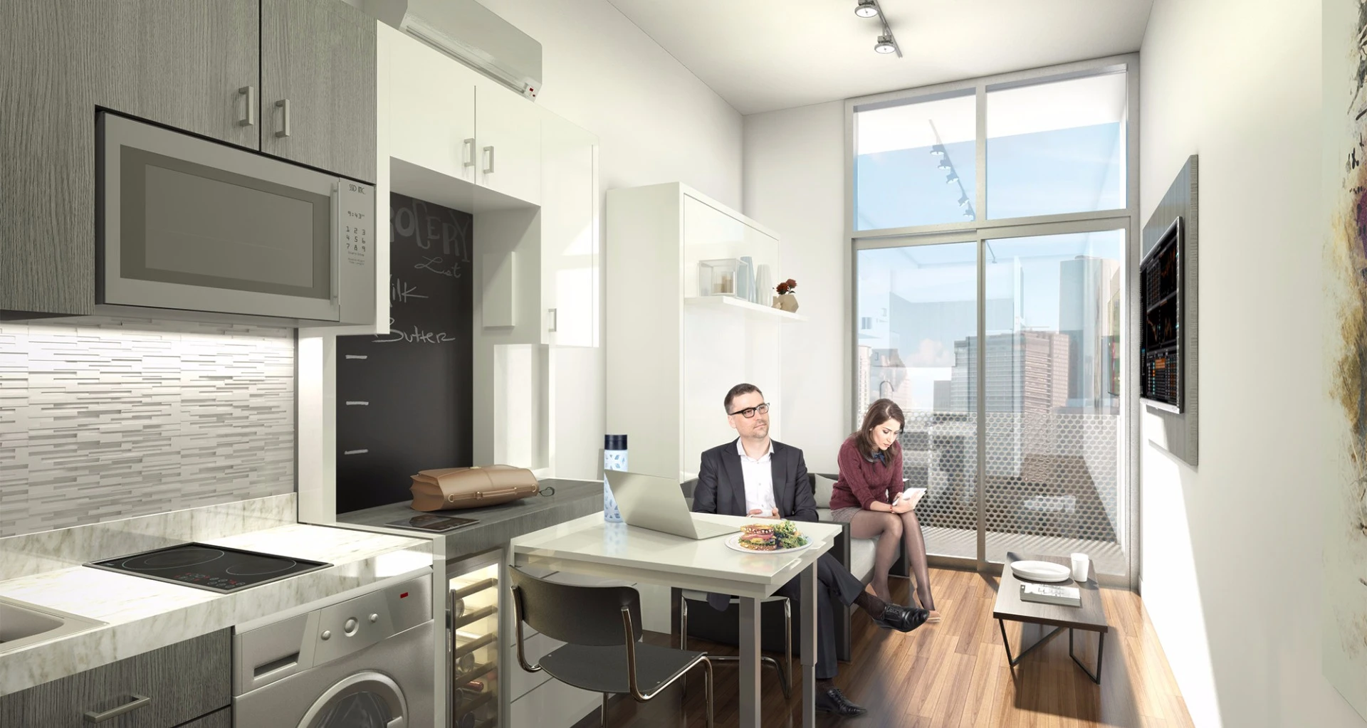The residences are designed to be simple, sophisticated and modern