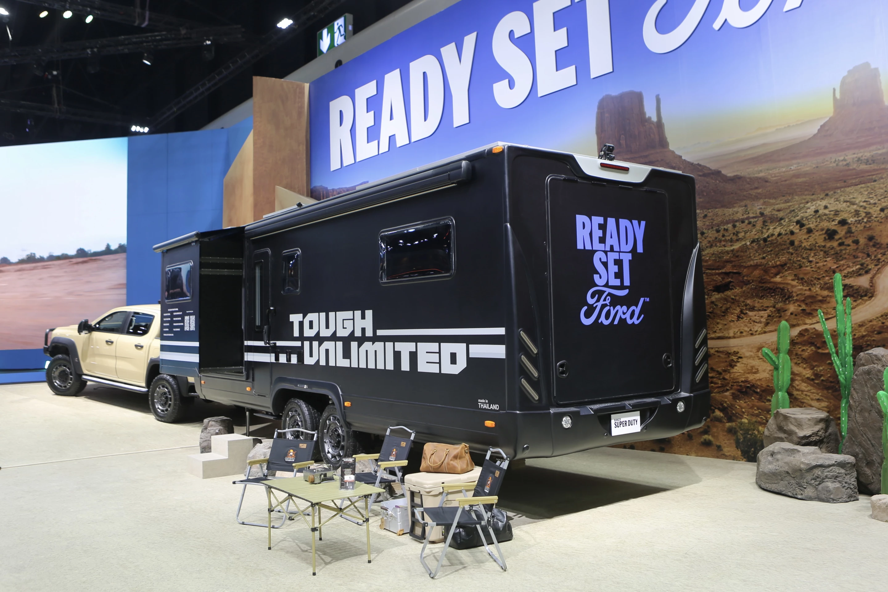 In addition to its uprated payload, the Ford Ranger Super Duty has up to 9,920 lb of towing