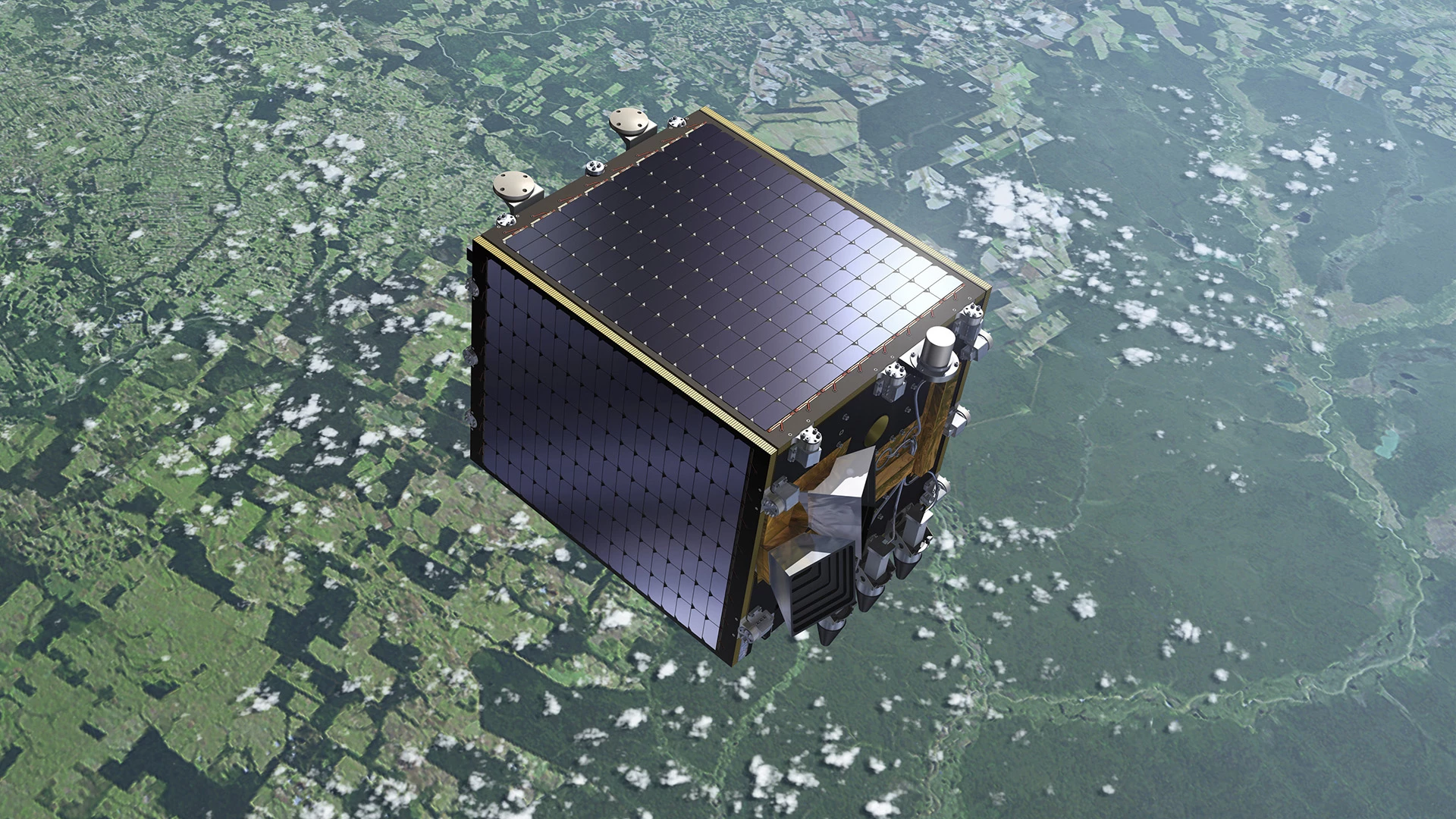 The Proba-V’s infrared camera, which was developed by the agency in combination with Belgian company Xenics, focuses on shortwave infrared, detecting the health of vegetation from orbit (Image: ESA-P.Carril)
