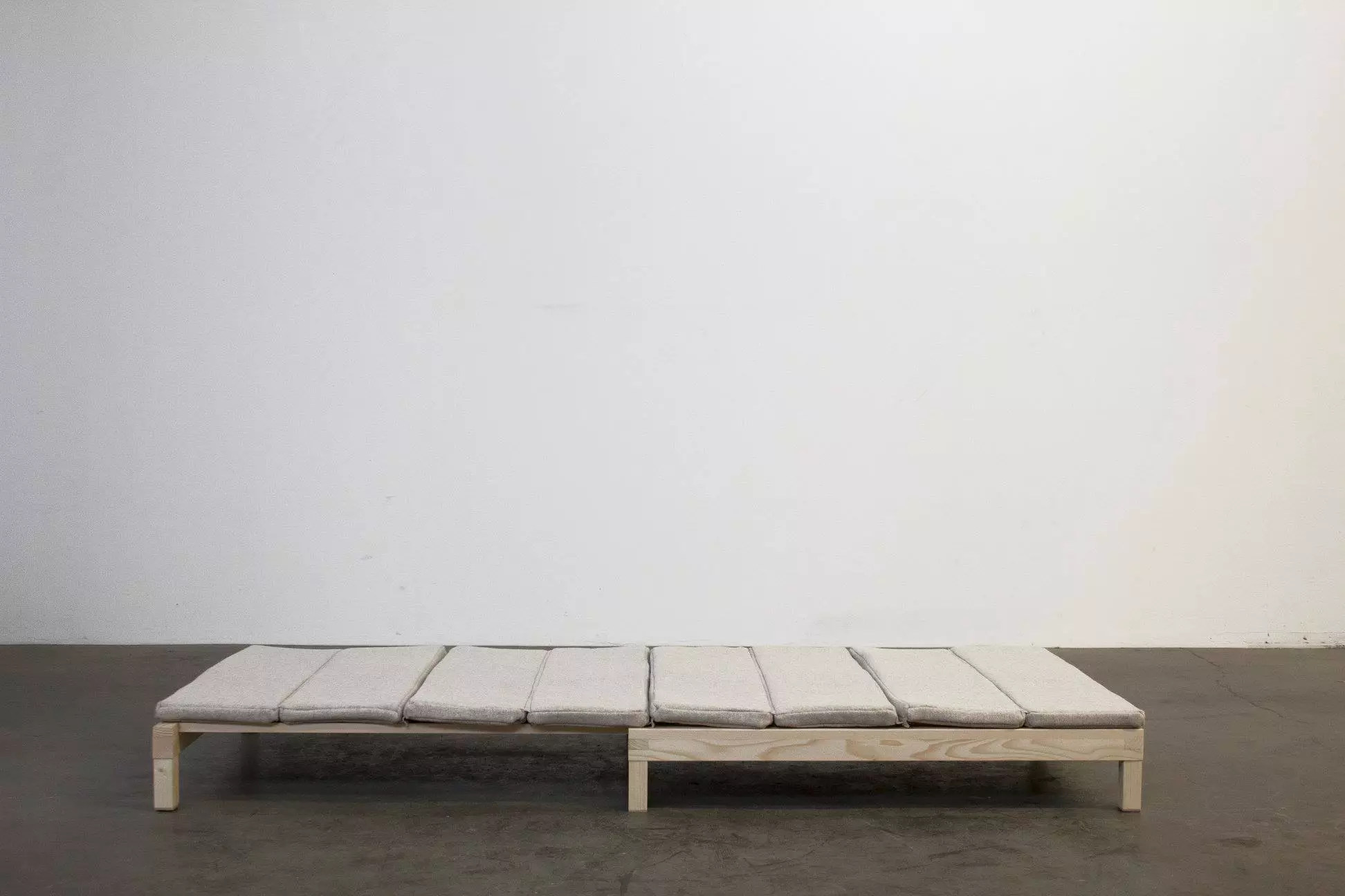 Nest furniture collection features a bed especially designed for students and renters who frequently move homes