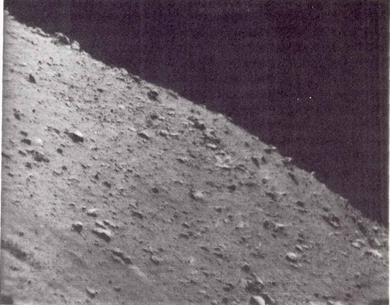 Mare surface seen from Surveyor I