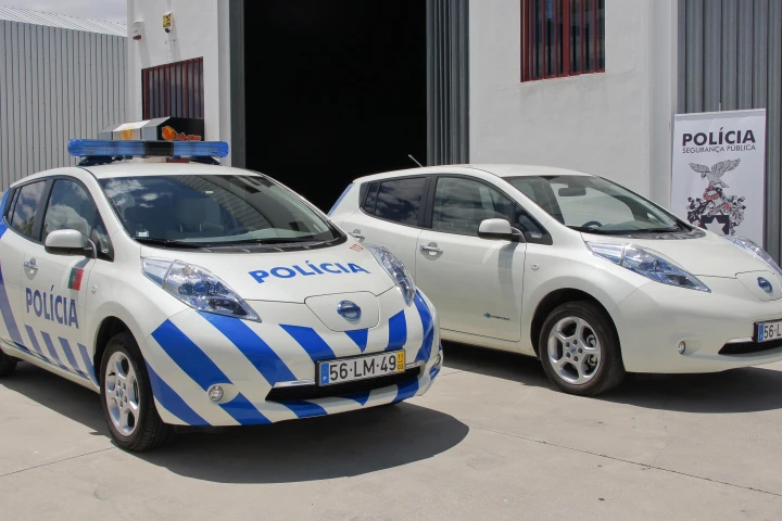Portugal now has a fleet of eight Leaf police cars