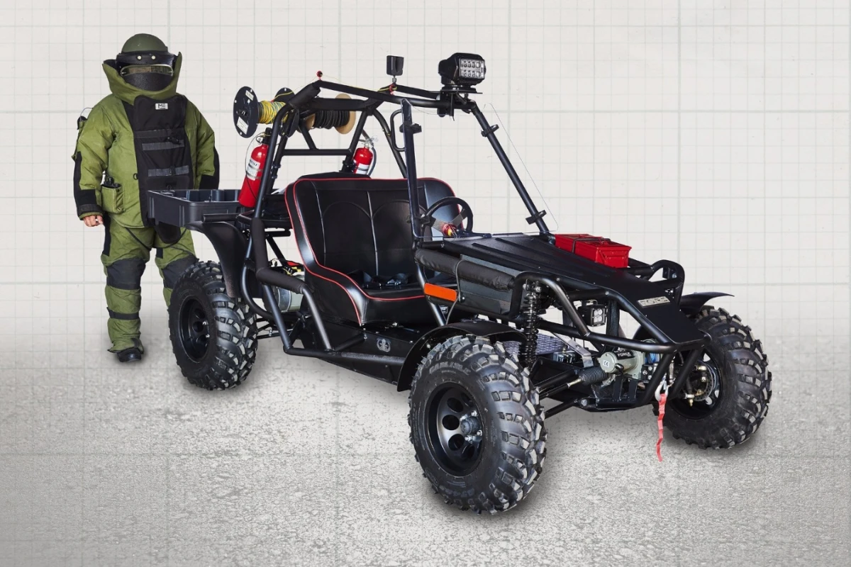 Torq has designed the LTEV to accommodate fully kitted out bomb disposal experts