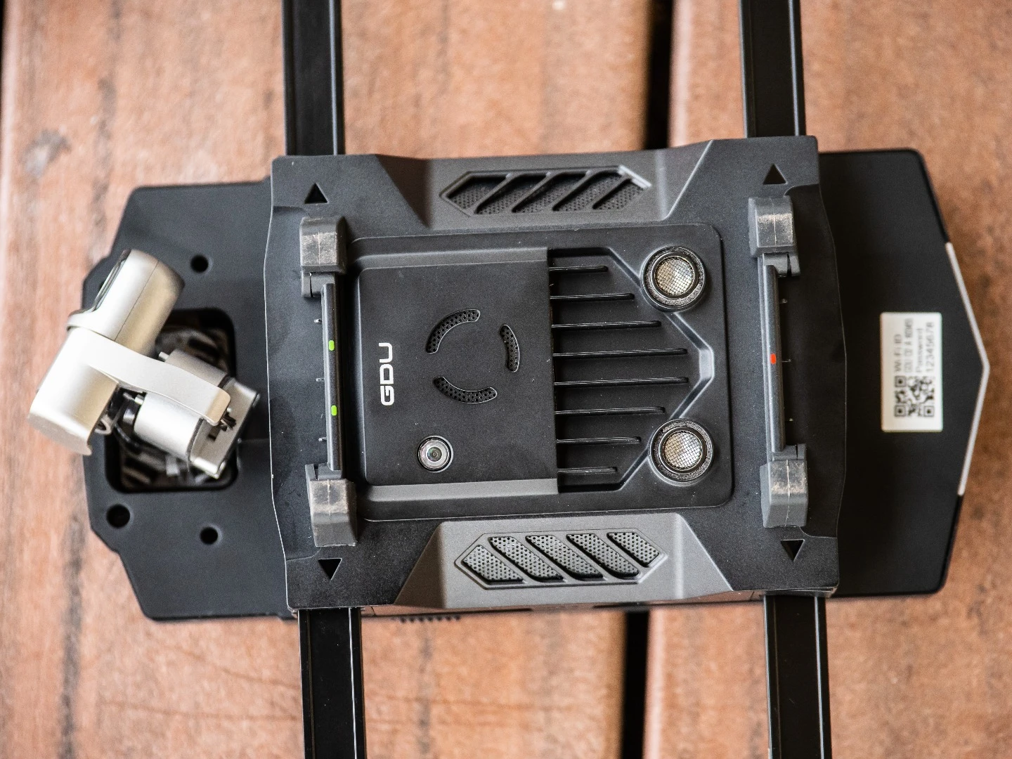 Underside of the GDU 02 - don't go looking for a Micro SD card slot, it's not there